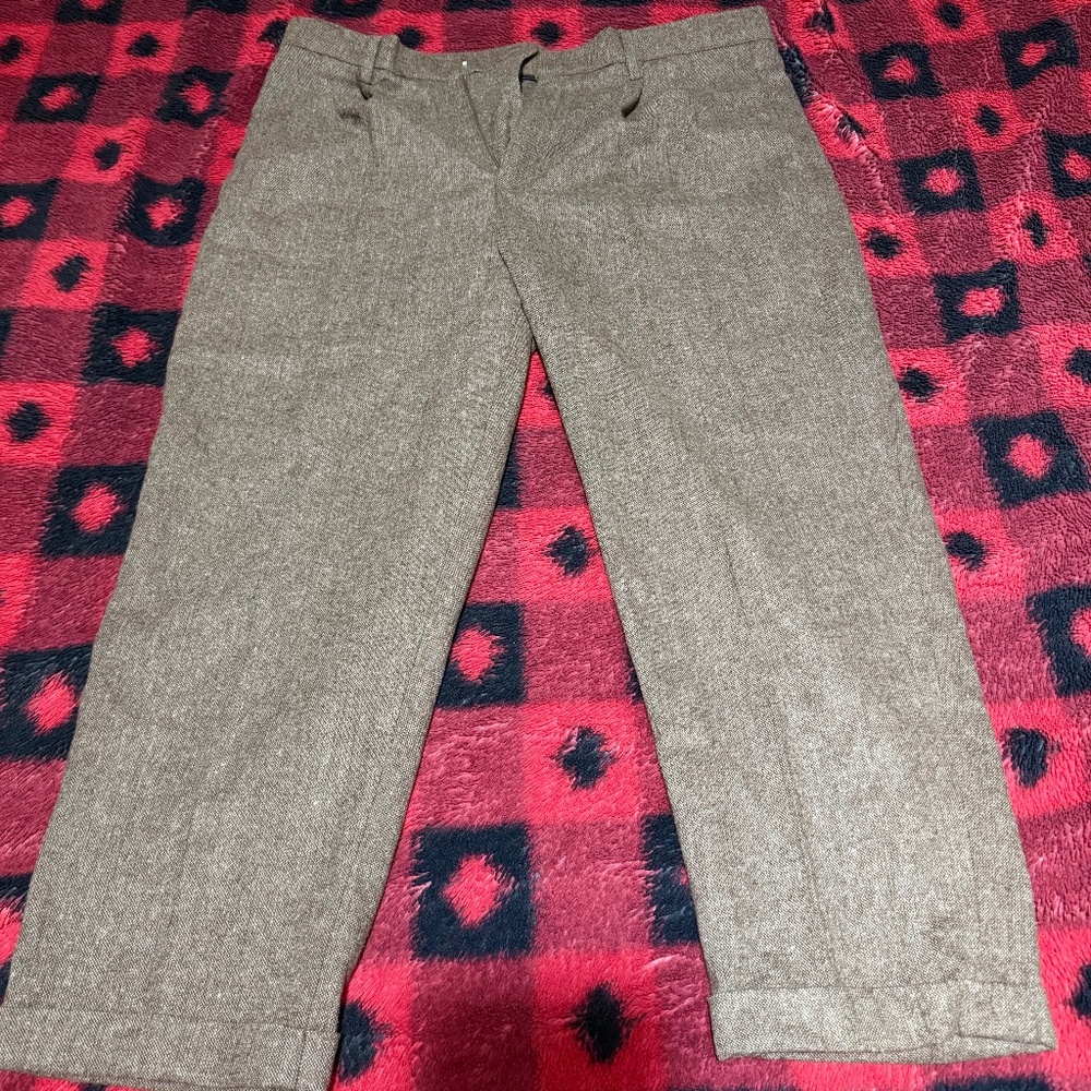 Olive Clothing Beige Volk Trousers